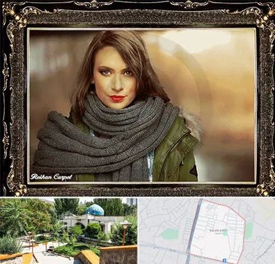 تابلو فرش چهره در باغمیشه تبریز