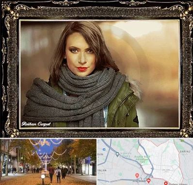 تابلو فرش چهره در ولیعصر ارومیه