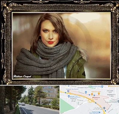 تابلو فرش چهره در مهرویلا کرج 