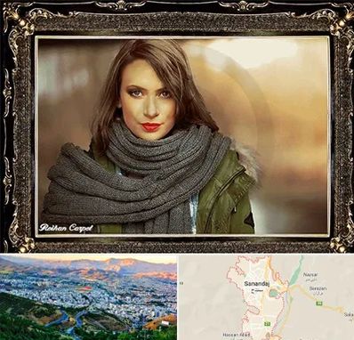 تابلو فرش چهره در سنندج