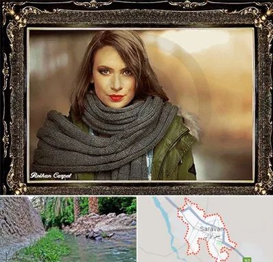 تابلو فرش چهره در سراوان