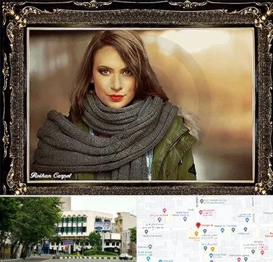 تابلو فرش چهره در طالقانی 