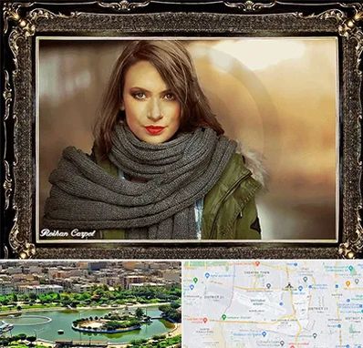 تابلو فرش چهره در منطقه 9 تهران 