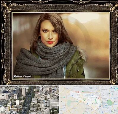تابلو فرش چهره در منطقه 18 تهران 