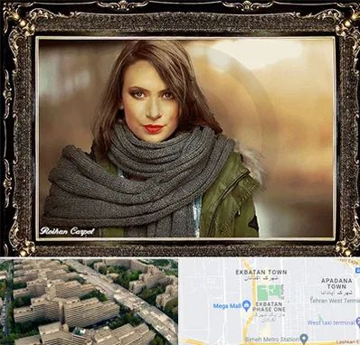 تابلو فرش چهره در اکباتان 