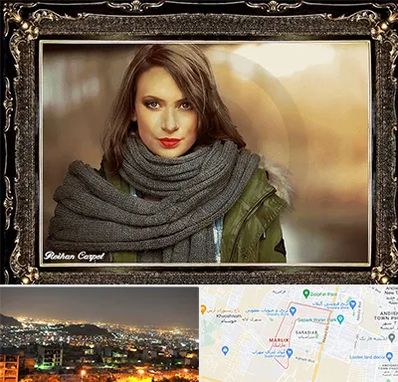 تابلو فرش چهره در مارلیک کرج 