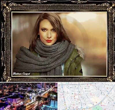 تابلو فرش چهره در منظریه رشت 