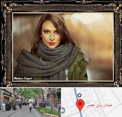 تابلو فرش چهره در ولیعصر شهریار