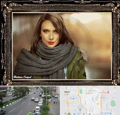 تابلو فرش چهره در ستارخان 