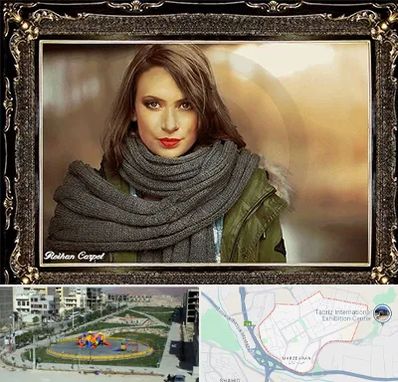 تابلو فرش چهره در مرزداران تبریز