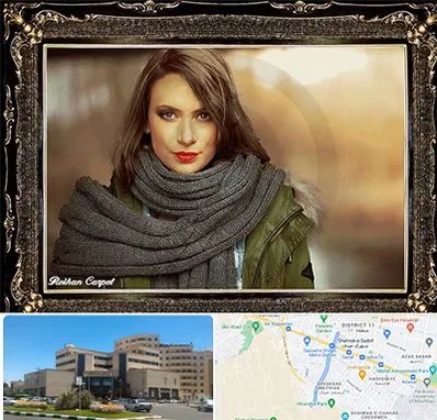 تابلو فرش چهره در صیاد شیرازی مشهد 