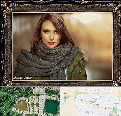 تابلو فرش چهره در وکیل آباد مشهد 