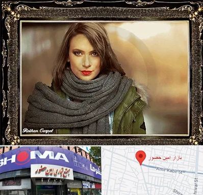 تابلو فرش چهره در امین حضور