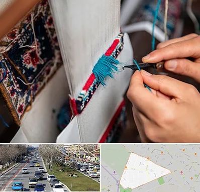 تولیدی فرش دستباف در احمدآباد مشهد 