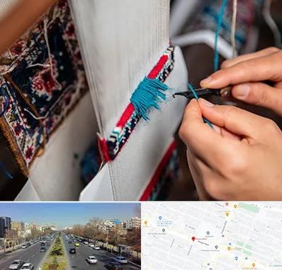 تولیدی فرش دستباف در بلوار معلم مشهد 