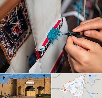 تولیدی فرش دستباف در ایرانشهر