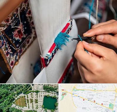 تولیدی فرش دستباف در وکیل آباد مشهد 