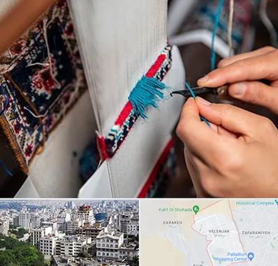 تولیدی فرش دستباف در ولنجک 