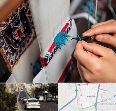 تولیدی فرش دستباف در خطیب تبریز