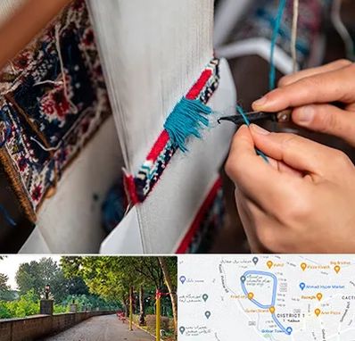 تولیدی فرش دستباف در فلکه گاز رشت 