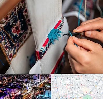 تولیدی فرش دستباف در منظریه رشت 