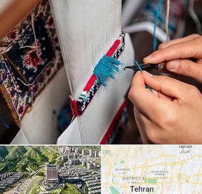 تولیدی فرش دستباف در شمال تهران 