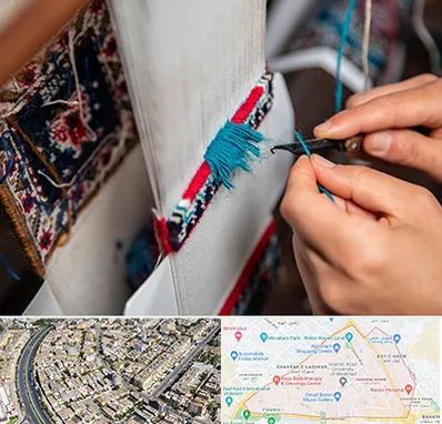 تولیدی فرش دستباف در شهرک غرب مشهد 