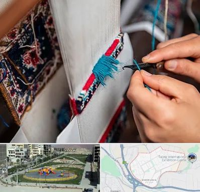 تولیدی فرش دستباف در مرزداران تبریز