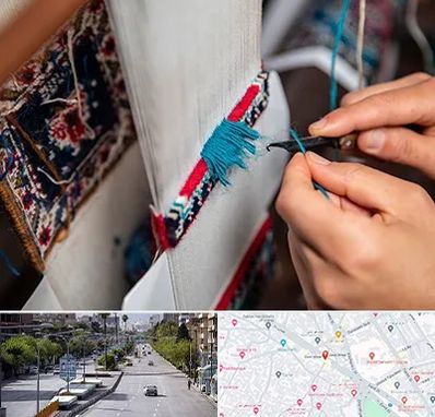 تولیدی فرش دستباف در خیابان زند شیراز 