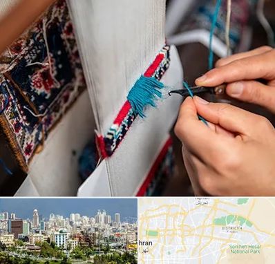 تولیدی فرش دستباف در شرق تهران 