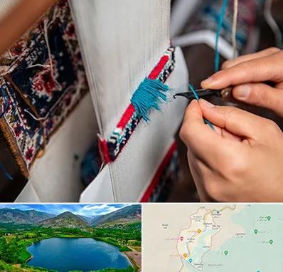 تولیدی فرش دستباف در رودبار