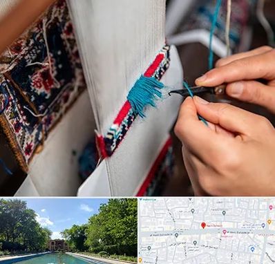 تولیدی فرش دستباف در هشت بهشت اصفهان 