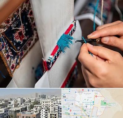 تولیدی فرش دستباف در منطقه 14 تهران 