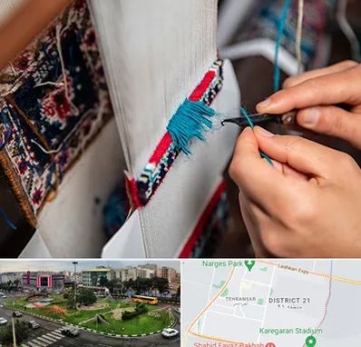 تولیدی فرش دستباف در تهرانسر 