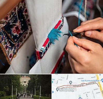 تولیدی فرش دستباف در بلوار معلم رشت 