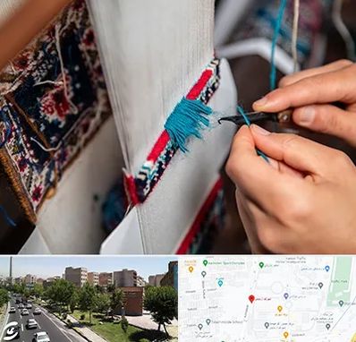 تولیدی فرش دستباف در شهرک آزمایش 