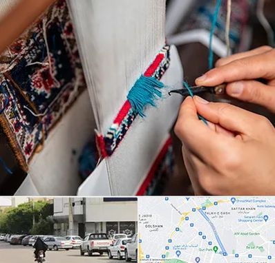 تولیدی فرش دستباف در قدوسی شرقی شیراز 