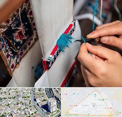 تولیدی فرش دستباف در قاسم آباد مشهد 