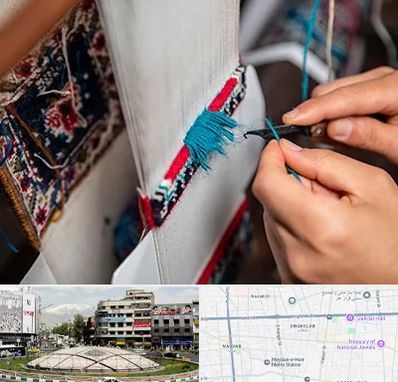 تولیدی فرش دستباف در مرکز تهران