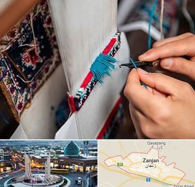 تولیدی فرش دستباف در زنجان