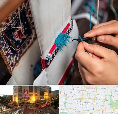 تولیدی فرش دستباف در جنت آباد تهران 