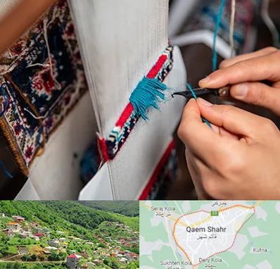 تولیدی فرش دستباف در قائم شهر