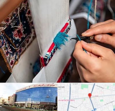 تولیدی فرش دستباف در نصف راه تبریز