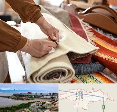 تولیدی فرش ماشینی در بندر ترکمن