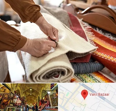 تولیدی فرش ماشینی در بازار وکیل شیراز