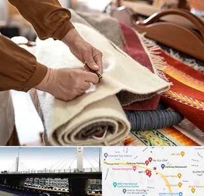 تولیدی فرش ماشینی در پارک وی 