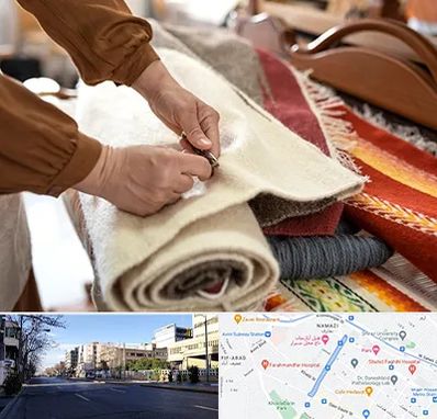 تولیدی فرش ماشینی در خیابان ملاصدرا شیراز 