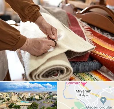 تولیدی فرش ماشینی در میانه