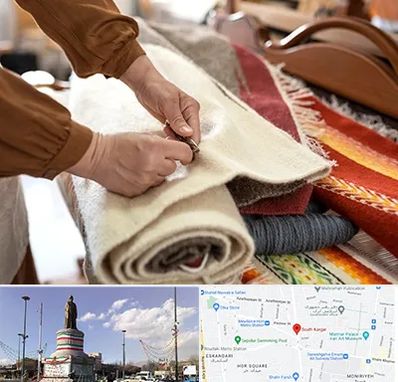 تولیدی فرش ماشینی در کارگر جنوبی 