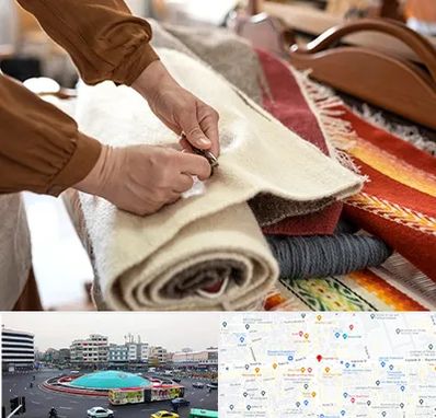 تولیدی فرش ماشینی در میدان انقلاب 